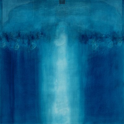 Unbetiteltes blaues Gemälde, 1995 von Charlie Millar